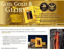 Tablet Screenshot of godgoldandglory.com